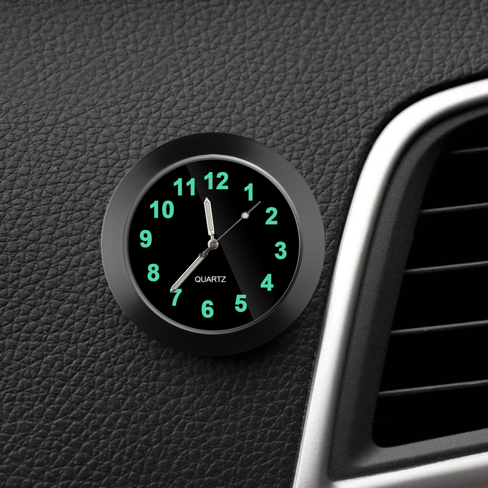 Car Clock Luminous Automobiles Internal Mini Digital Watch Digital Clock Quartz Mechanical Auto Ornament Car Accessories